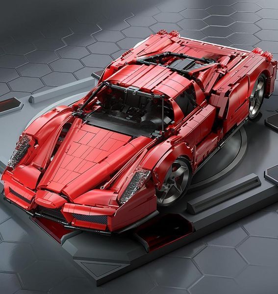 4301 деталей | На радіокеруванні | Ferrari Enzo | Конструктор Technic | 10523 KBOX | Сумісний з лего | Lego Ферарі Ензо Суперкар Kbox 10523 фото
