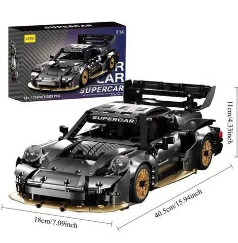 1223 деталей | Porsche 911 | Конструктор Technic | Сумісний з Lego | LERU T2502 | Лего Техні Порше 911 T2502 фото