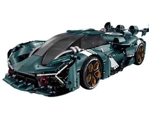 Конструктор Technic LERU 10711 &ndash; Lamborghini Terzo Millennio, 3466 деталей, сумісний з лего. Технік Ламборджині Суперкар 10711 фото