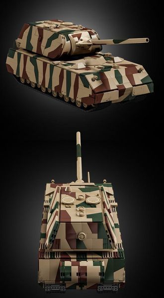 2688 деталей | Panzer VIII Maus | Конструктор Technic | Сумісний з Lego | 12GO 97025| Лего Технік важкий танк Маус 97025 фото