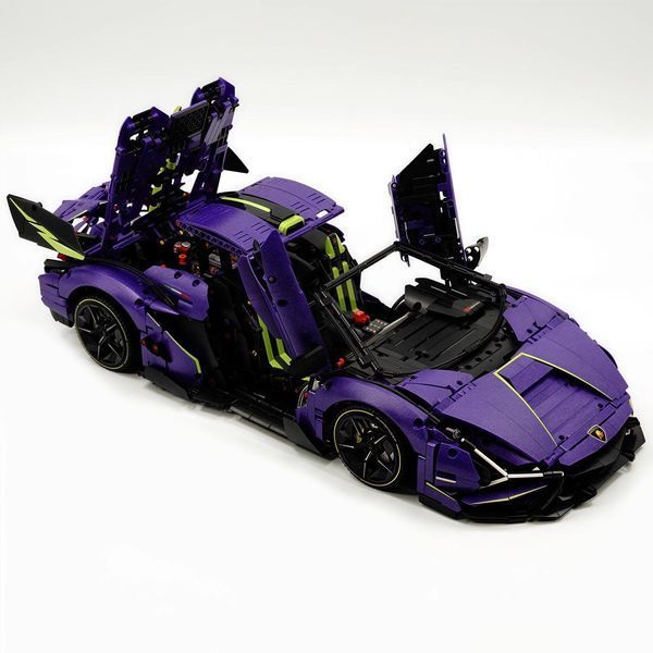 3654 деталей | Lamborghini Sian | Конс0труктор Technic | GULY 10635 | Сумісний з лего | Lego Ламборджині Суперкар 10635 фото