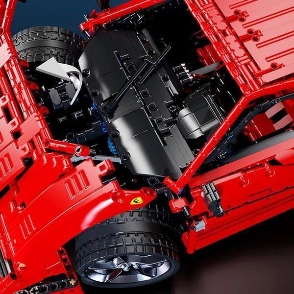 4026 деталей | Ferrari F40 | Конструктор Technic | CBOX JD017 | Cумісний із лего | Технік Спорткар Lego CBOX JD017 фото