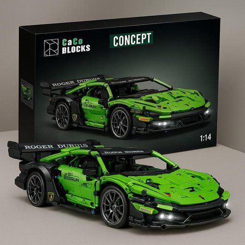 1644 деталей | Lamborghini Essenza SCV12 | Конструктор Technic | Cумісний із Lego | Лего Технік Суперкар Ламборджині С019 фото
