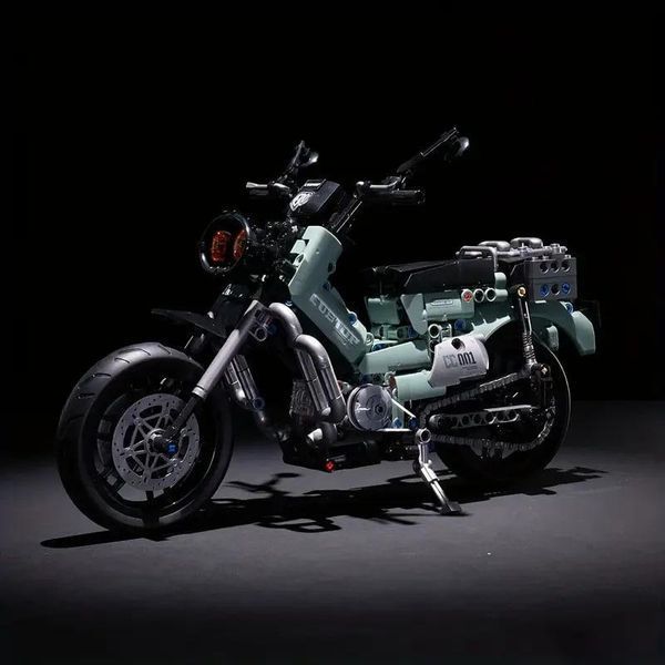 Конструктор Technic мотоцикл BENTIAN HONDA CROSS CUB. 628 дет., сумісний з лего. Lego Технік мото Хонда Крос Куб 60527 фото