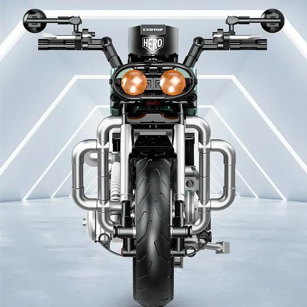 Конструктор Technic мотоцикл BENTIAN HONDA CROSS CUB. 628 дет., сумісний з лего. Lego Технік мото Хонда Крос Куб 60527 фото