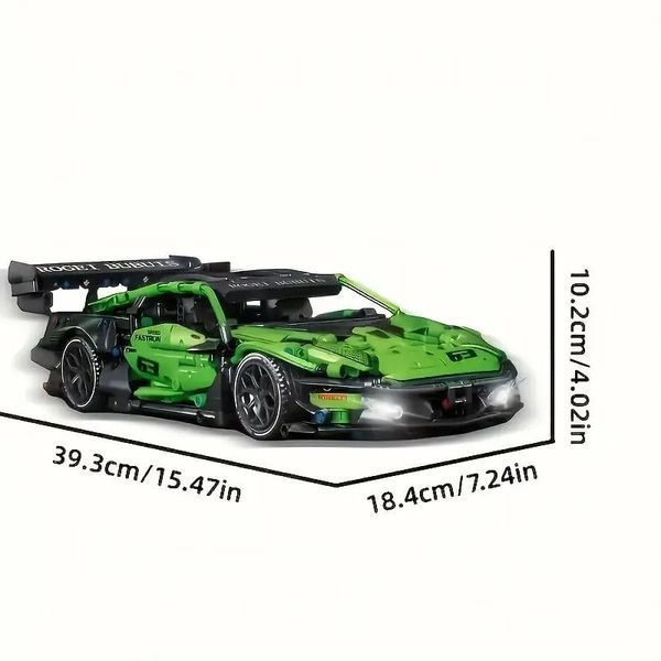 1644 деталей | Lamborghini Essenza SCV12 | Конструктор Technic | Cумісний із Lego | Лего Технік Суперкар Ламборджині С019 фото
