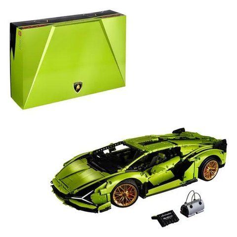 Конструктор Technic Lamborghini Sian FKP 37, 42115, 3696 деталей, сумісний з лего, Технік Спорткар Lego 42115 фото