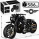 Конструктор мотоцикл Technic Harley Davidson. 586 деталей, сумісний з лего. У коробці. Технік мото Харлей Девідсон 60502 фото 1