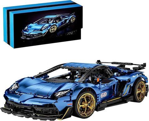 Конструктор Technic KBOX 10520 Lamborghini Aventador SVJ, 3811 деталей, сумісний з лего, Технік Спорткар 10520 фото