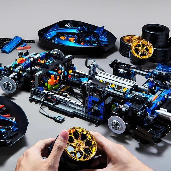 Конструктор Technic KBOX 10520 Lamborghini Aventador SVJ, 3811 деталей, сумісний з лего, Технік Спорткар 10520 фото
