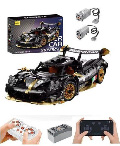1218 деталей | На Радіокеруванні | Pagani Zonda R | Конструктор Technic | Сумісний з Lego | LERU T2505 | Лего Техні Пагані Зонда Р T2505 RC фото