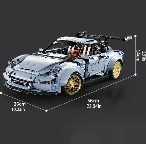2100 деталей | Porsche 911 GT3 | Конструктор Technic | Cумісний з LEGO | Лего Технік Суперкар Порше V5001 фото