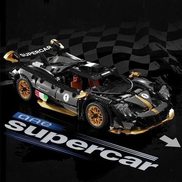 1218 деталей | Pagani Zonda R | Конструктор Supercar Technic | Сумісний з Lego | LERU T2505 | Лего Технік Пагані Зонда Р T2505 фото