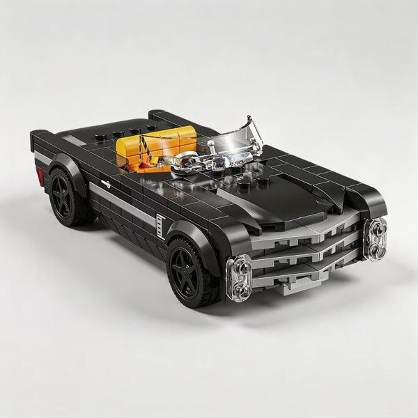 Конструктор Cadillac Eldorado, 317 деталей, з вітриною від пилу, ретро автомобіль Кадилак Ельдорадо T1092 фото