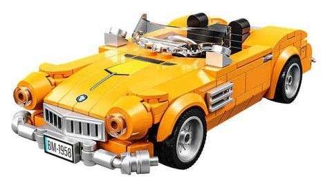 339 деталей | з вітриною від пилу | Shelby Cobra 427 Кабріолет | Cумісний з LEGO Speed | ретро автомобіль | Лего Tyc фото