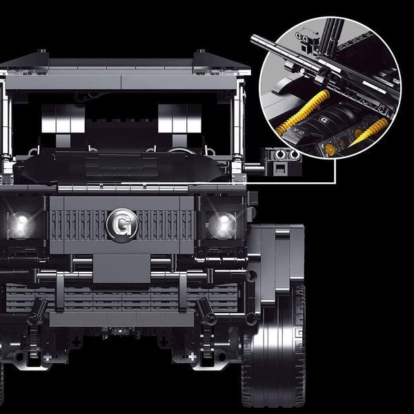 Конструктор Technic Mercedes AMG G63 Brabus 800, 2687 деталей, сумісний із лего, Lego Технік Мерседес G63 фото