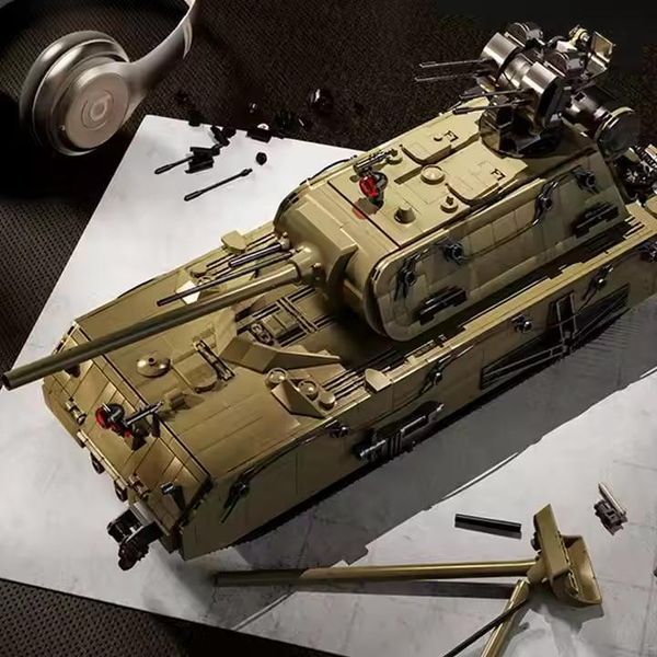 3339 деталей | PANZER VIII MAUS | Конструктор Technic | Сумісний з Lego | M98001 | Лего Технік Суперважкий танк Панцер M98001- фото