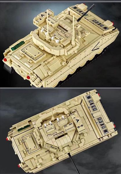1862 деталі | M2 Bradley | Конструктор Technic | Сумісний з Lego | 12GO 96007 | Лего Технік Бойова машина Бредлі 12GO 96007 фото