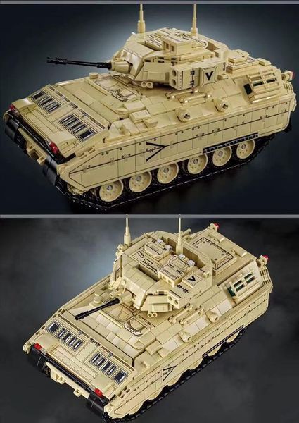 1862 деталі | M2 Bradley | Сумісний з LEGO | Конструктор 12GO 96007 96007 фото