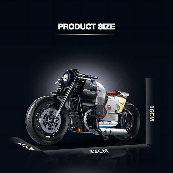 Конструктор мотоцикл Technic BMW R18. 508 дет., сумісний з лего. Lego Технік мото БМВ Р18 60535 no box фото