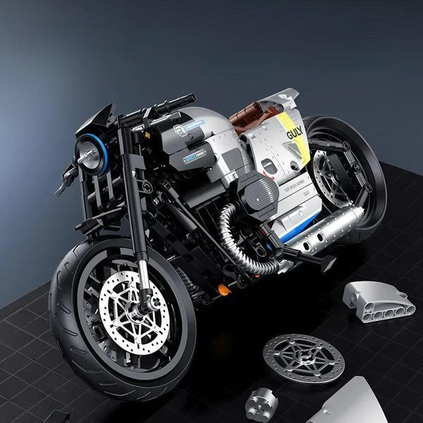 Конструктор мотоцикл Technic BMW R18. 508 дет., сумісний з лего. Lego Технік мото БМВ Р18 60535 no box фото