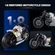 Конструктор мотоцикл Technic BMW R18. 508 дет., сумісний з лего. Lego Технік мото БМВ Р18 60535 no box фото 8