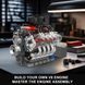 Конструктор Mould King 10171 &ndash; Двигун Chevy LSX454 V8 із Моторизацією, 487 дет., сумісний із лего, у коробці Lego 10171 no box фото 3