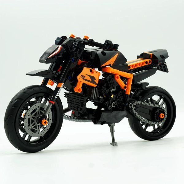 Конструктор Technic мотоцикл KTM SUPER DUKE R. 579 дет., сумісний з лего. У коробці Lego Технік мото КТМ Супер Дюк 60501 фото