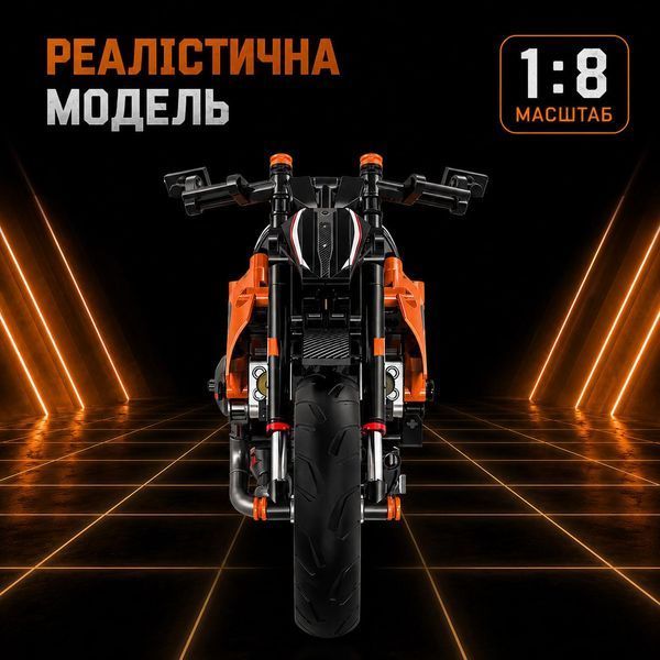 Конструктор Technic мотоцикл KTM SUPER DUKE R. 579 дет., сумісний з лего. У коробці Lego Технік мото КТМ Супер Дюк 60501 фото