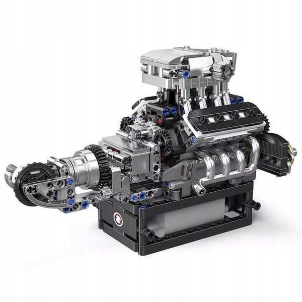 737 деталей | Двигун V8 McLaren із моторизацією | Mould King 10206 | Конструктор Technic | Cумісний з LEGO | Лего Технік Мкларен MK10206 no box фото