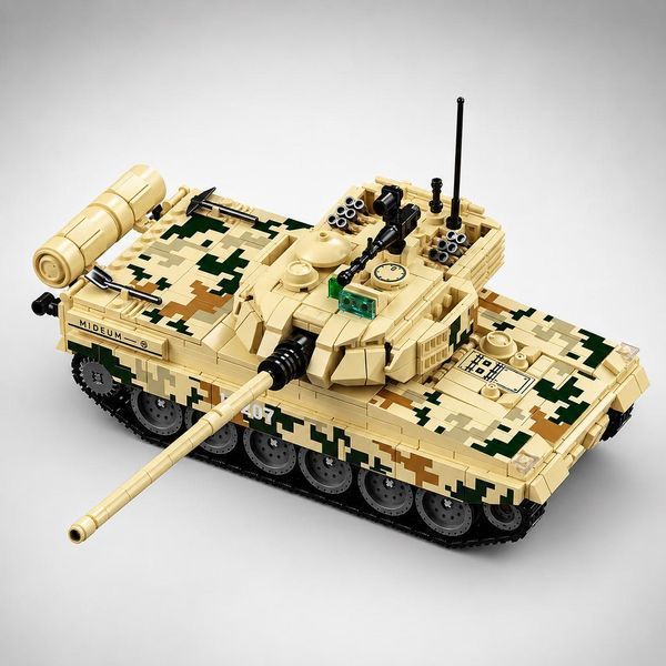 958 деталей | Type 15 light tank | Конструктор | Сумісний з Lego | 12go 66052 | Лего Легкий Танк 12GO 66052 фото