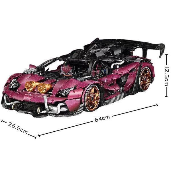 3950 деталей | Lamborghini Aventador SVJ | KBox 10542 | Конструктор Technic | Cумісний з LEGO | Лего Технік KBox 10542 фото