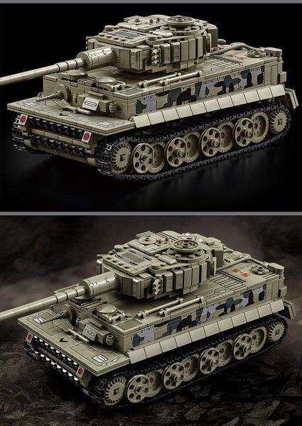 968 деталей | Tiger Heavy Tank | Конструктор Technic | Сумісний з Lego | LeYi 66055 | Лего Технік танк тяжелый тигр 66055- фото