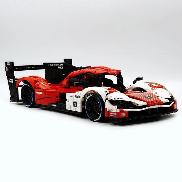 Конструктор Technic GULY 10615 &ndash; Porsche 963. 3460 деталей, сумісний з лего. Технік Порше Спорткар 10615 фото