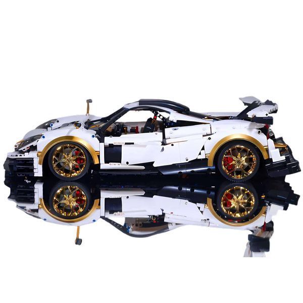 3428 деталей | На радіокеруванні | PAGANI Huayra R | Конструктор Technic | 10252 KBOX | Сумісний з лего | Lego Великий конструктор 10252 Rc фото