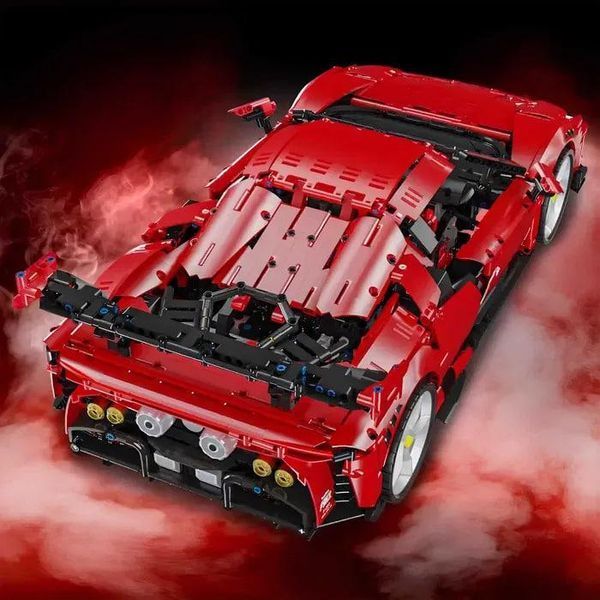4260 деталей | Ferrari SF90 | Конструктор Технік LERU 10723 | Cумісний з Lego | Лего Technic Феррарі Спорткар 10723 фото